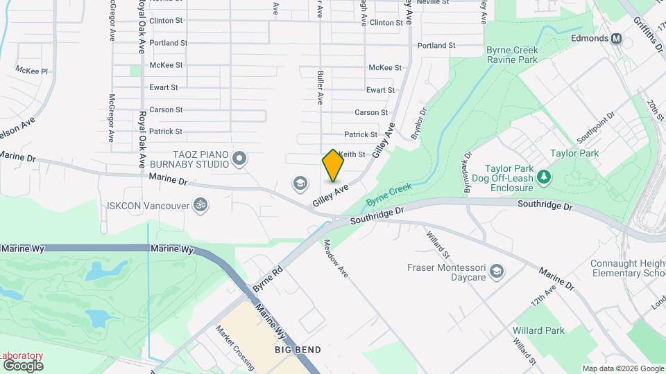 8655 Gilley Ave Map and Location Details