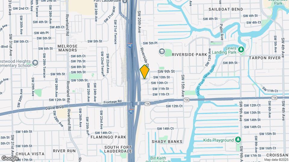 1939 Riverside Dr Map and Location Details