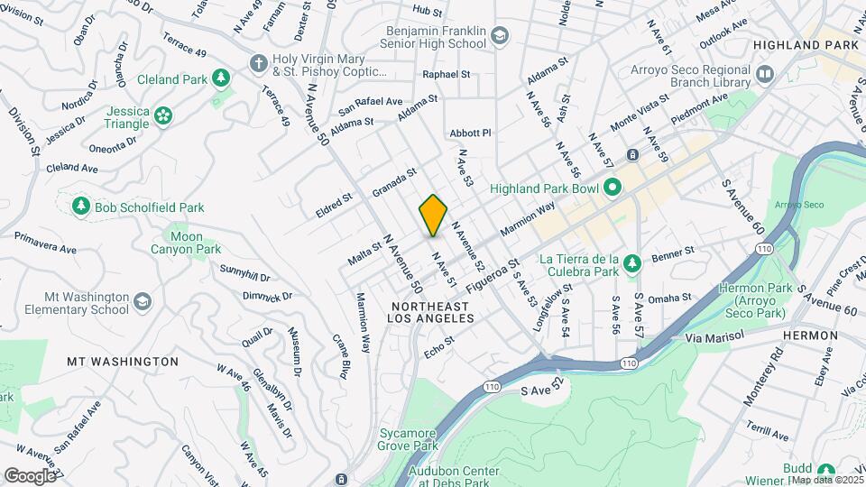5100 Monte Vista St Map and Location Details