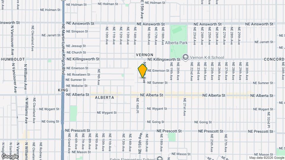 5211 NE 15th Ave Map and Location Details