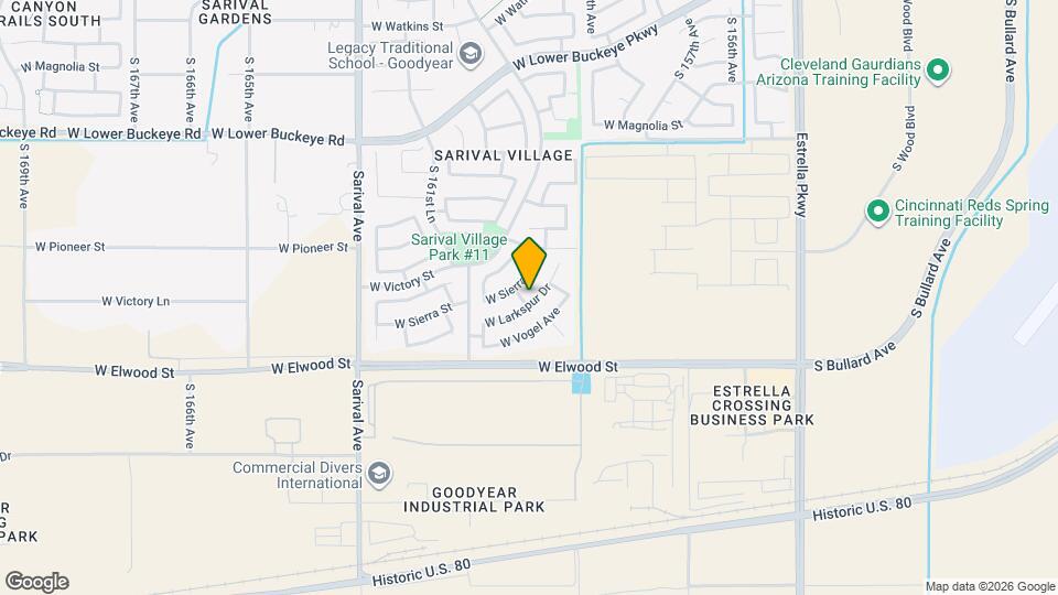 16016 W Larkspur Dr Map and Location Details