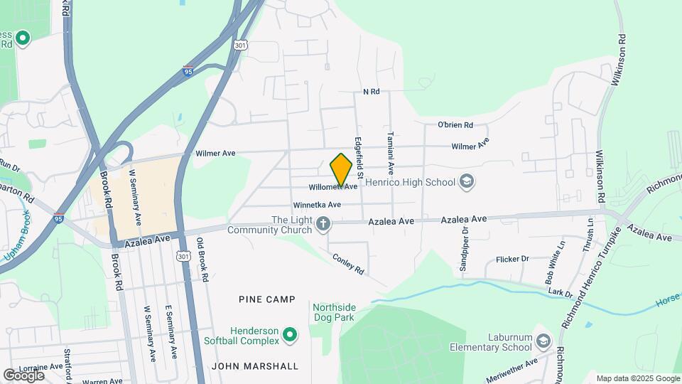 609 Willomett Ave Map and Location Details