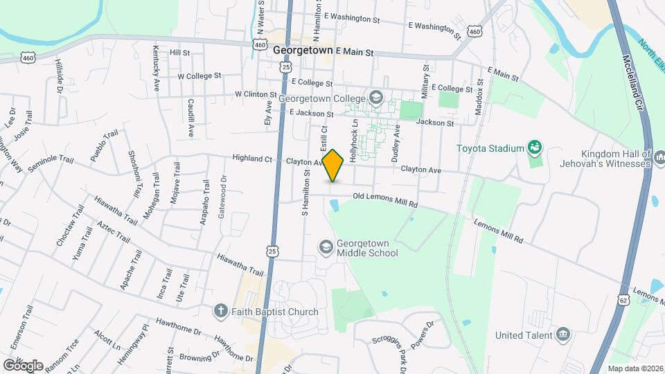 107 Old Lemons Mill Ct Map and Location Details