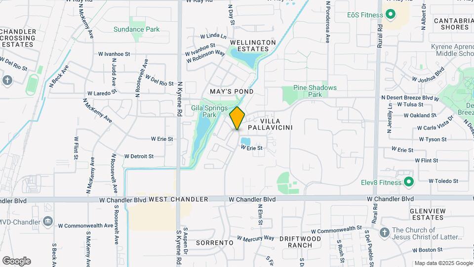 500 N Gila Springs Blvd Mapa y Detalles de la Ubicación