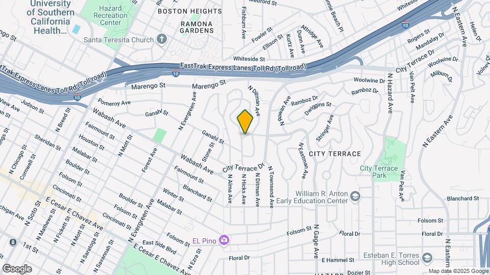 3300 Pomeroy St Map and Location Details