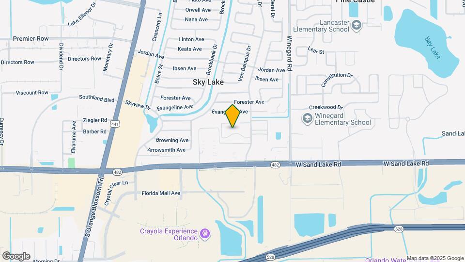 835 Sky Lake Cir Map and Location Details