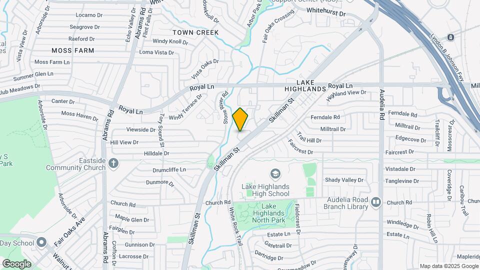 8109 Skillman St Map and Location Details