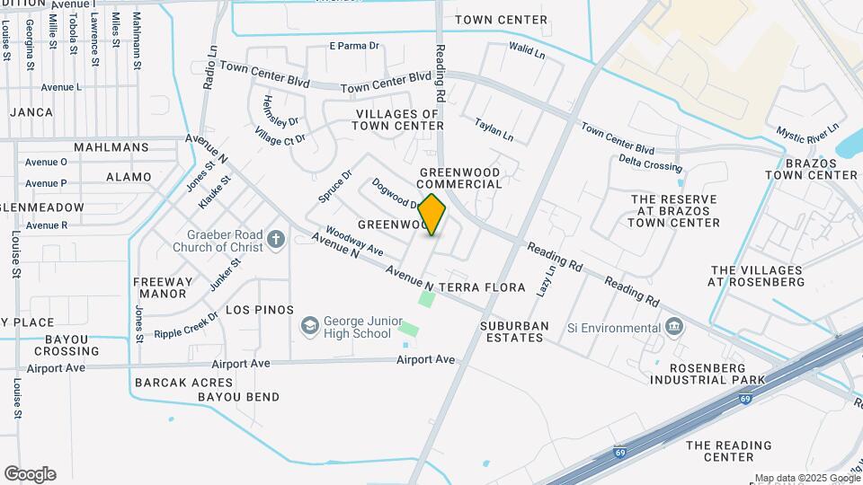 1840 Old Creek Dr Map and Location Details