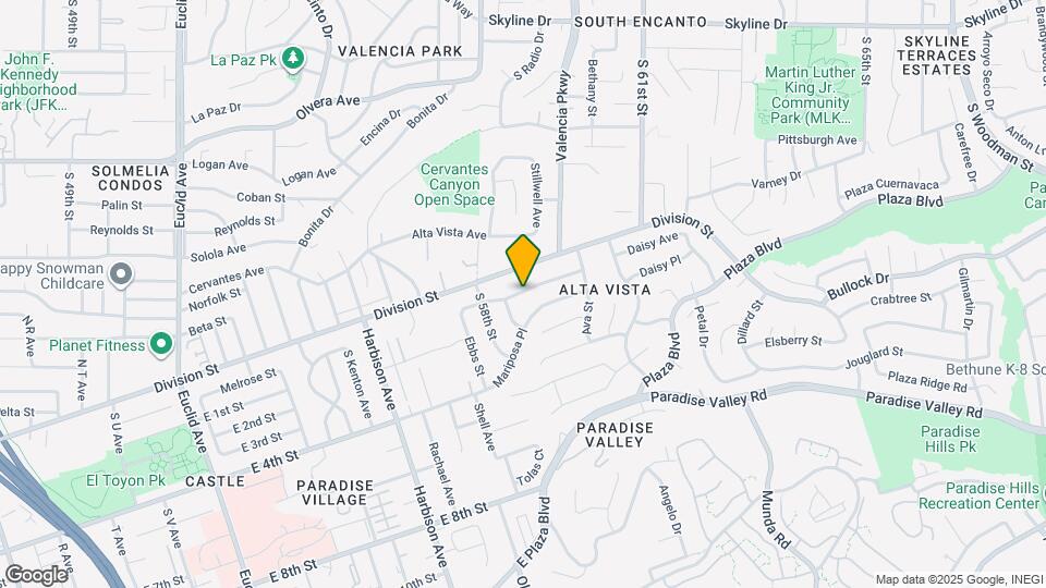 5833 Greycourt Ave Map and Location Details