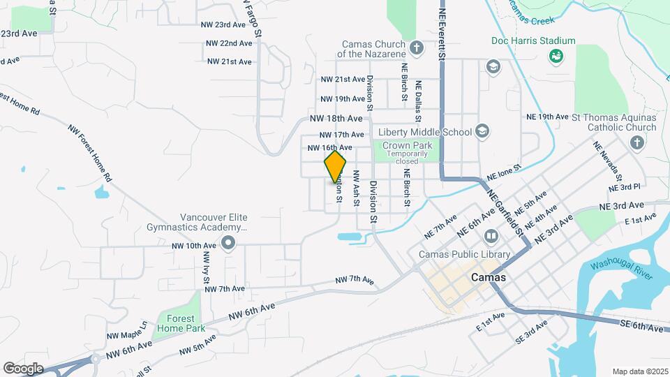 1317 NW Benton St Map and Location Details