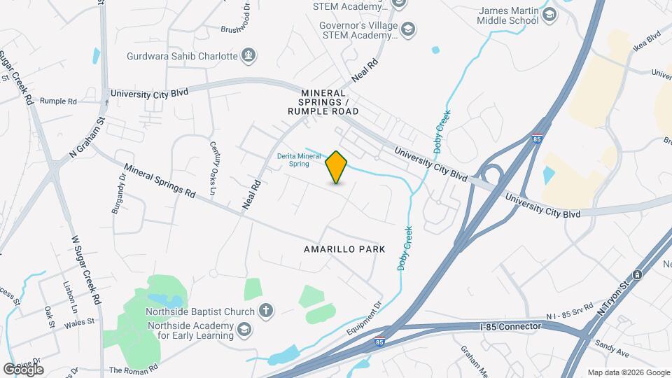 1128 Doby Springs Dr Map and Location Details