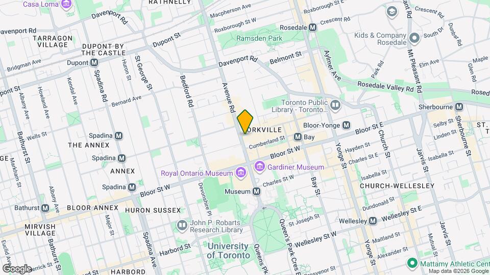 155 Yorkville Ave Map and Location Details