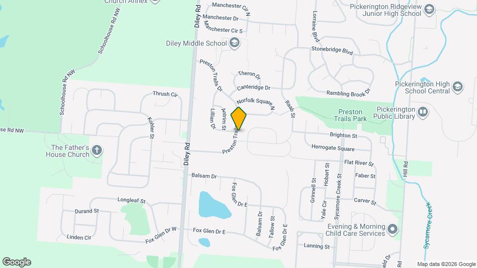 634 Preston Trails Dr Map and Location Details