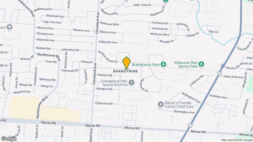 2691 Northwold Rd Map and Location Details