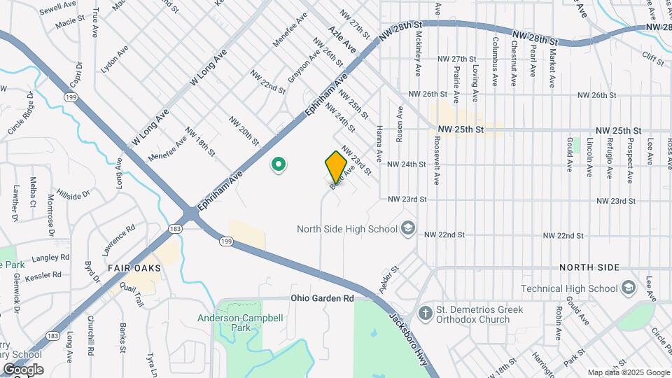 2124 NW 21st St Map and Location Details