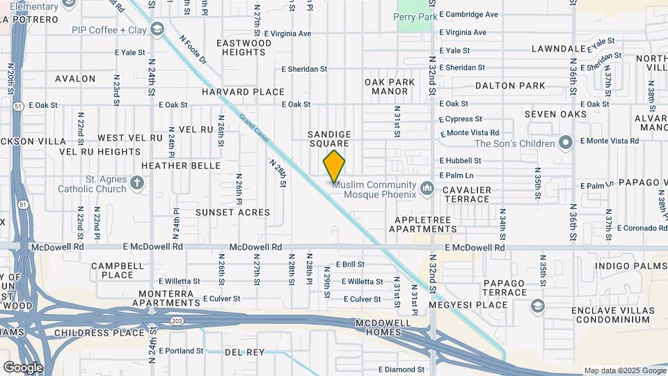 2912-2916 E Granada Rd Map and Location Details