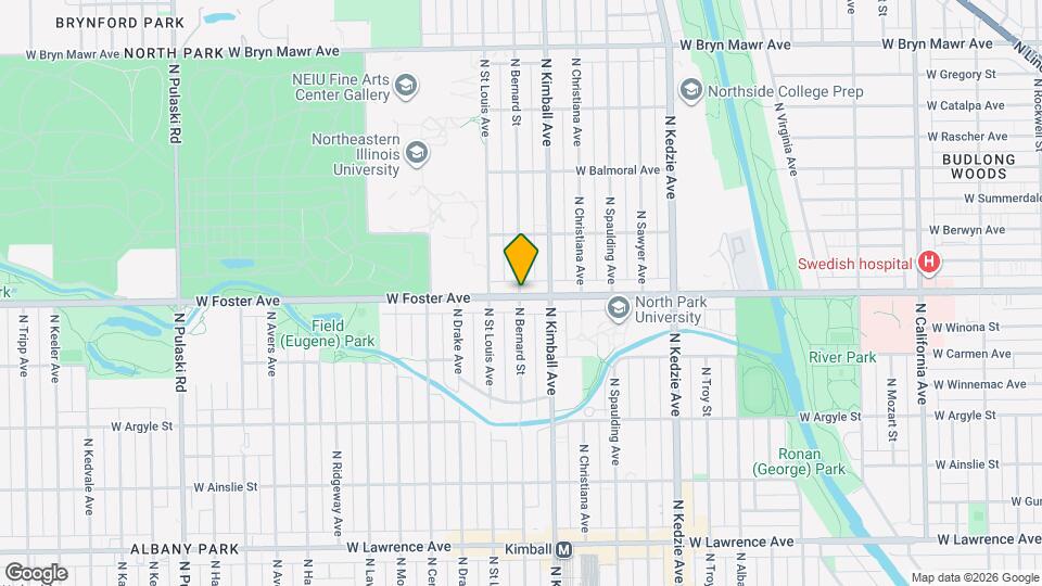 5201 N Bernard St Map and Location Details