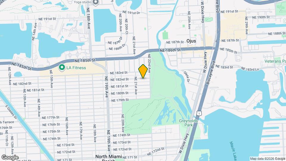 2148 NE 182nd St Map and Location Details