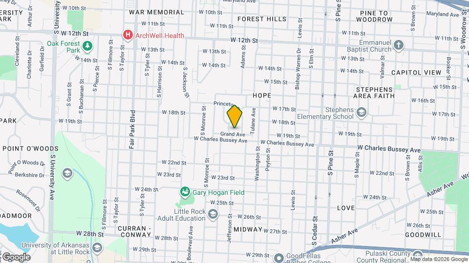 4608 Grand Ave Map and Location Details
