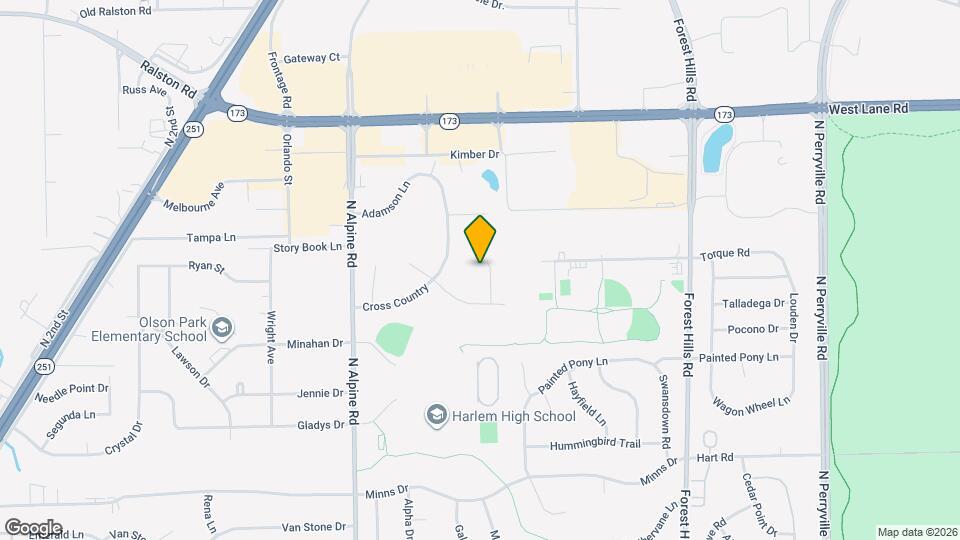 9542 Steele Ct Map and Location Details