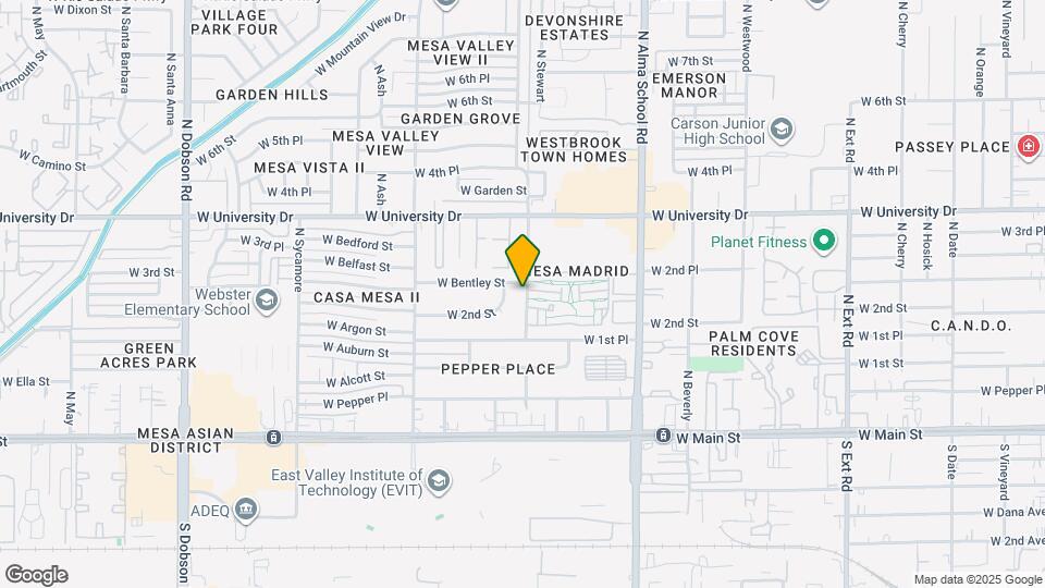 242 N Standage Map and Location Details