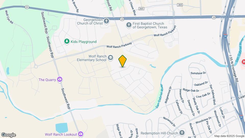 1117 Spring Gulch Ln Map and Location Details