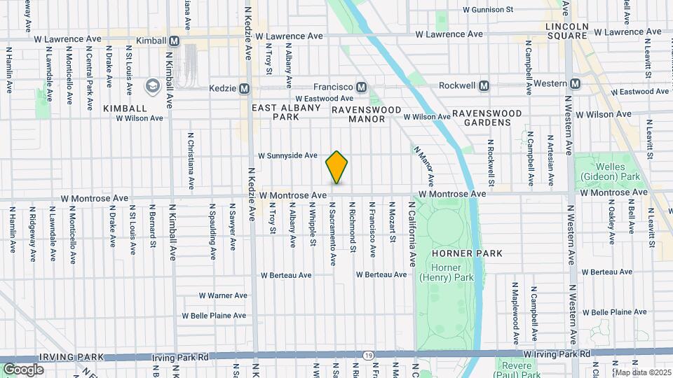 4411 N Sacramento Ave Mapa y Detalles de la Ubicación