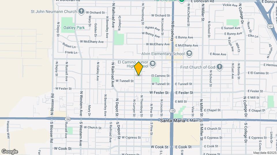 408 W El Camino St Map and Location Details