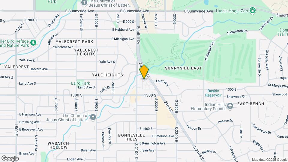 1170 Foothill Dr Map and Location Details