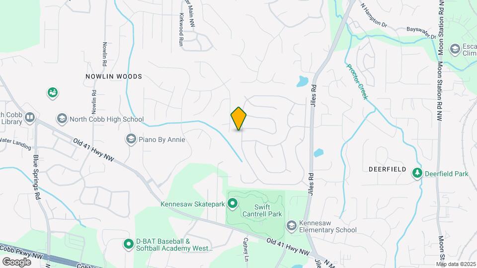 3394 English Oaks Dr NW Mapa y Detalles de la Ubicación