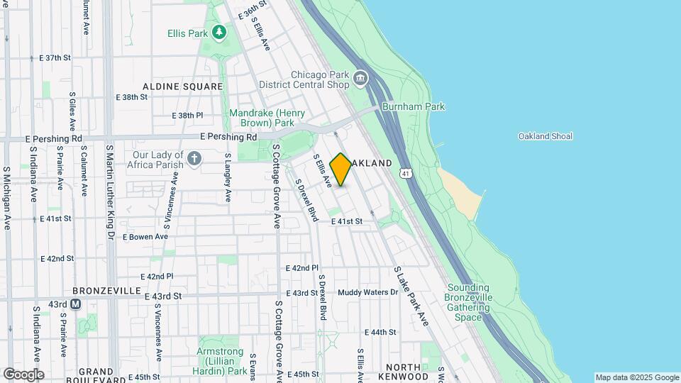 4021 S Ellis Ave Mapa y Detalles de la Ubicación