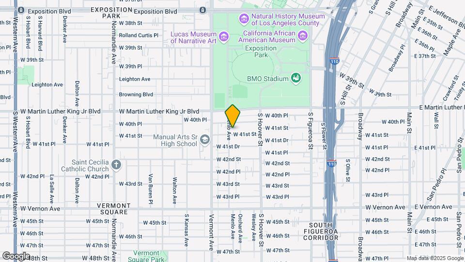 869 W 41st St Map and Location Details