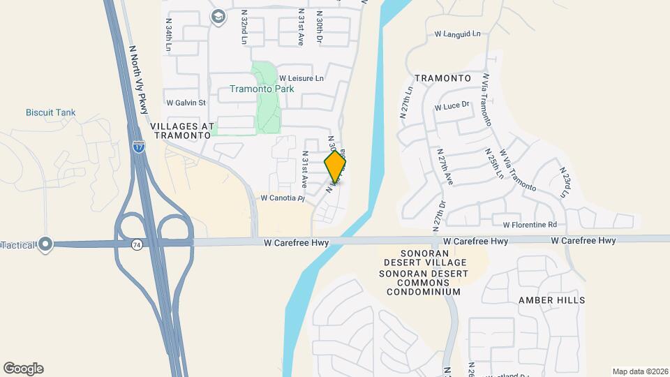 34948 N 30th Ave Map and Location Details