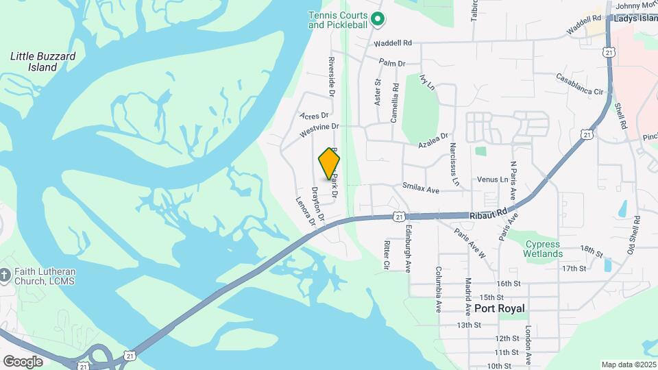 1805 Battery Park Dr Map and Location Details