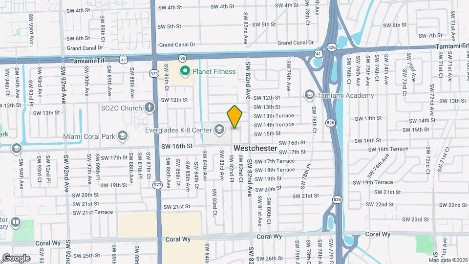 1435 SW 82nd Pl Map and Location Details