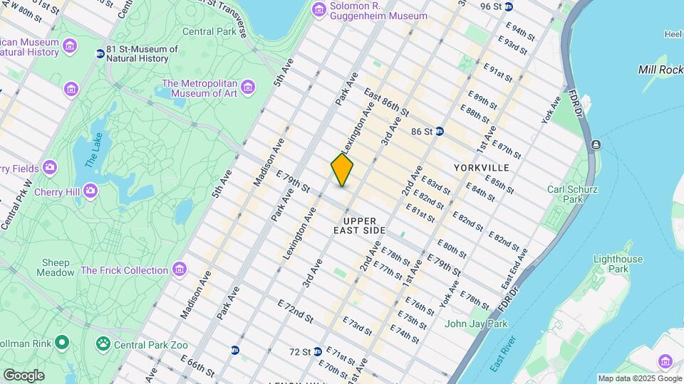 172 E 80th St Map and Location Details
