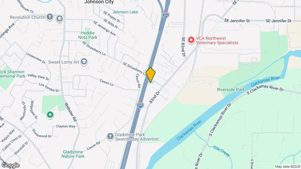 8835 SE Tiffany Ct Map and Location Details