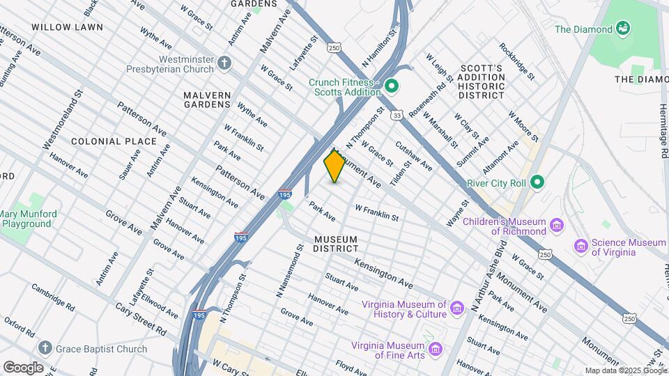 3412 W Franklin St Mapa y Detalles de la Ubicación