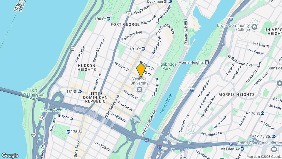 534 W 187th St Map and Location Details