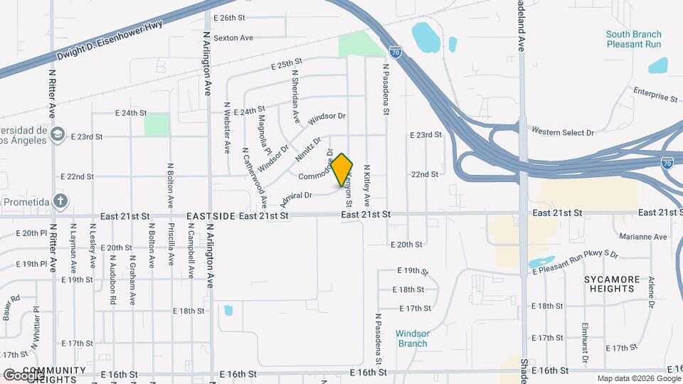 2245 Admiral Dr Map and Location Details