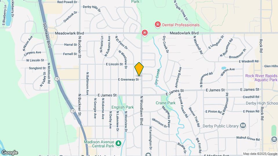 1201 N Woodlawn Blvd Map and Location Details