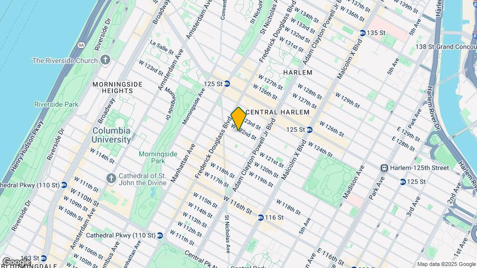 234 W 122nd St Map and Location Details