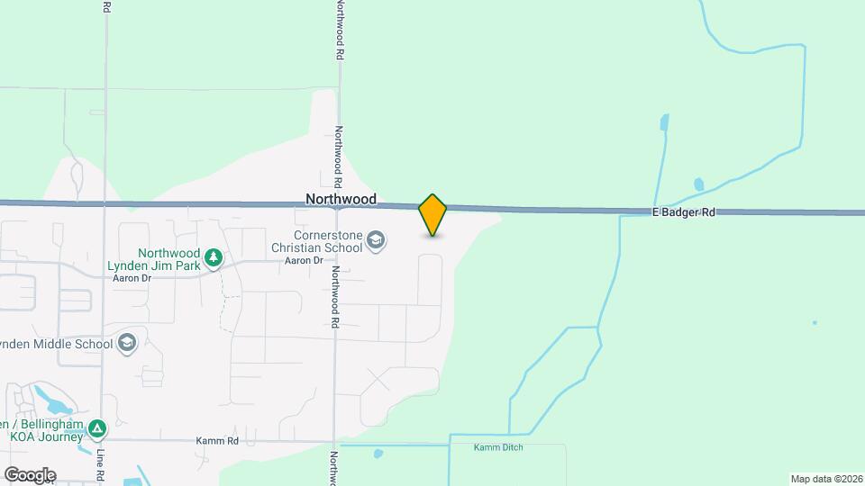 1585 E Badger Rd Map and Location Details