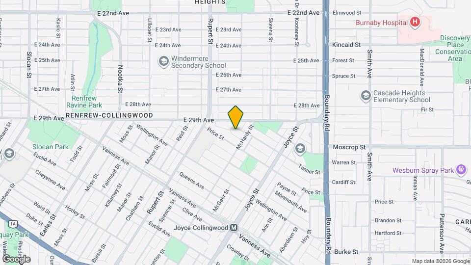 3436 Tanner St Map and Location Details