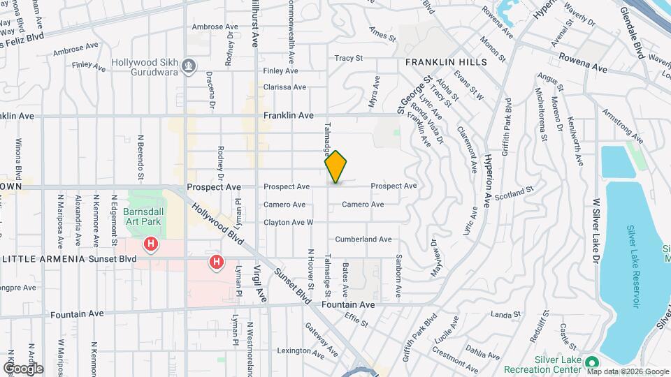 4164 Prospect Ave Mapa y Detalles de la Ubicación