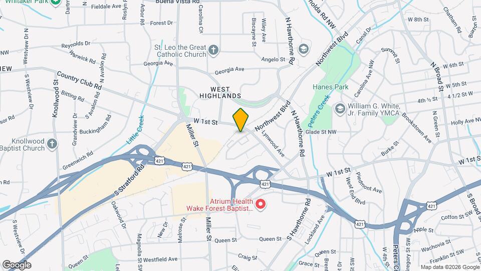 1615 W Northwest Blvd Map and Location Details