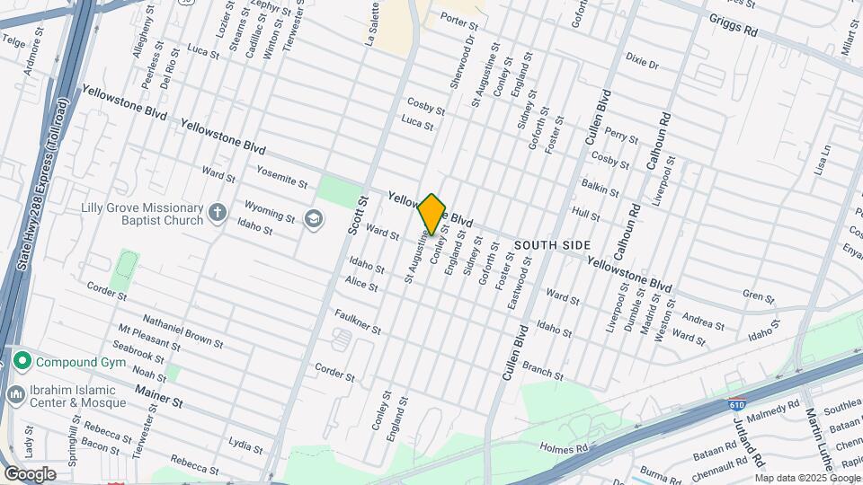 4017 Ward St Map and Location Details