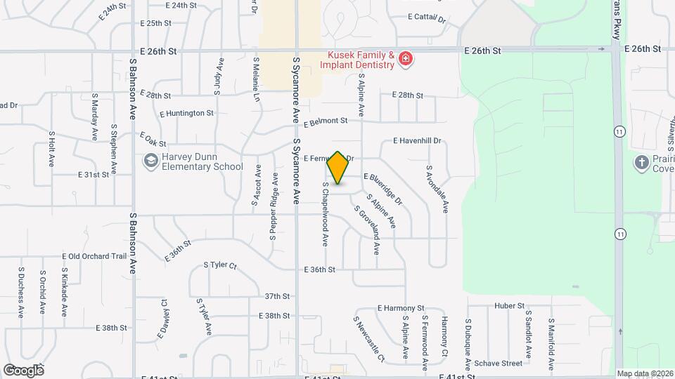 4608 E Blazewood Dr Map and Location Details