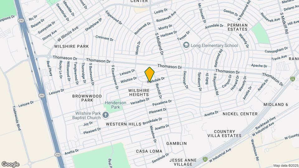 4509 Parkdale Dr Map and Location Details