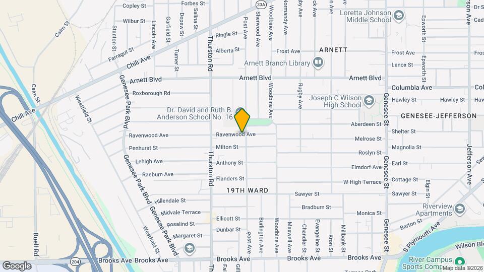 83 Ravenwood Ave, Unit 83 Ravenwood Ave Rochester NY Mapa y Detalles de la Ubicación